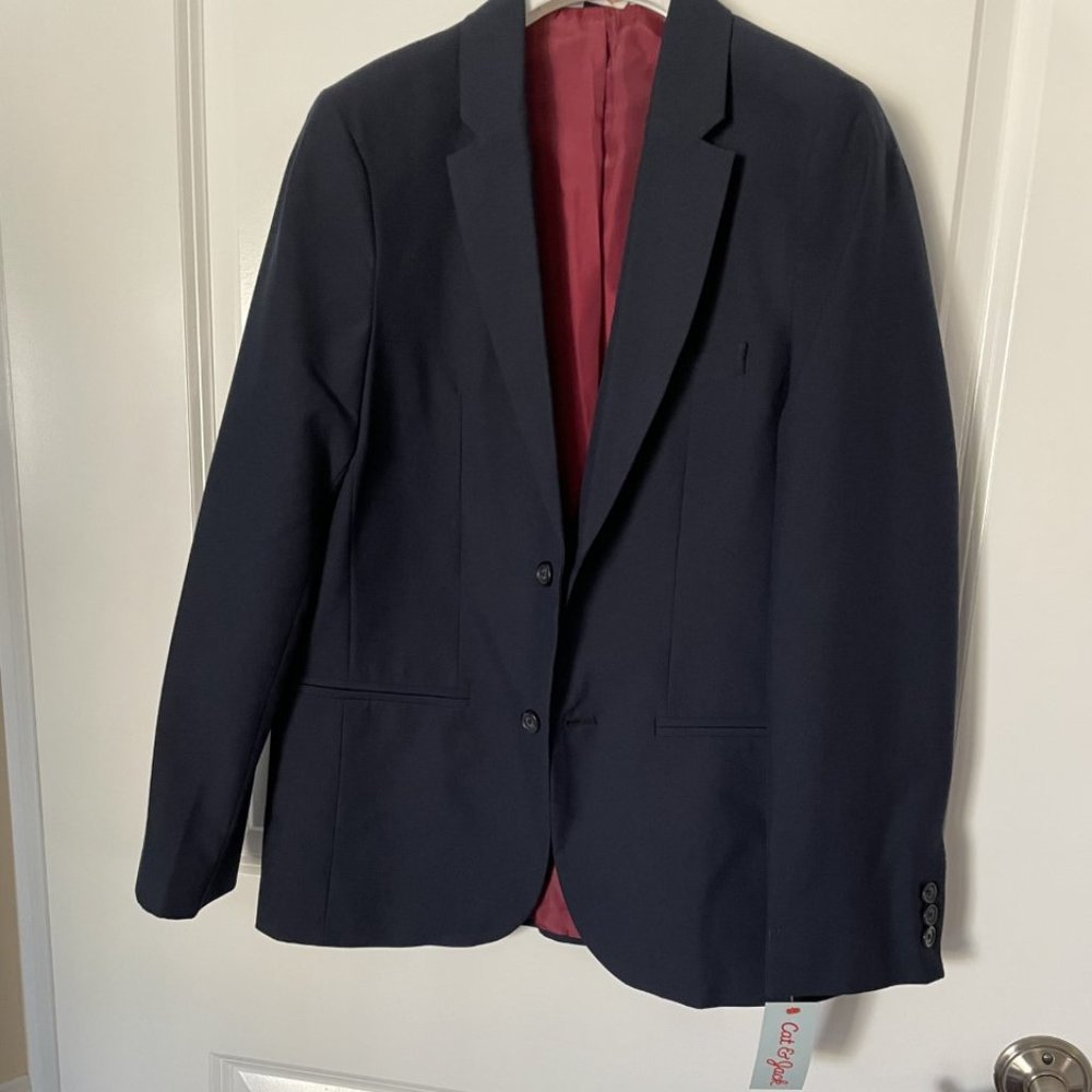 Boys size 14 dark blue blazer